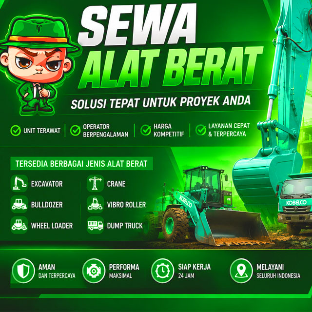 Goto77 Sewa Dan Jual Alat Berat Terpercaya untuk Proyek Konstruksi Di Indonesia image 1